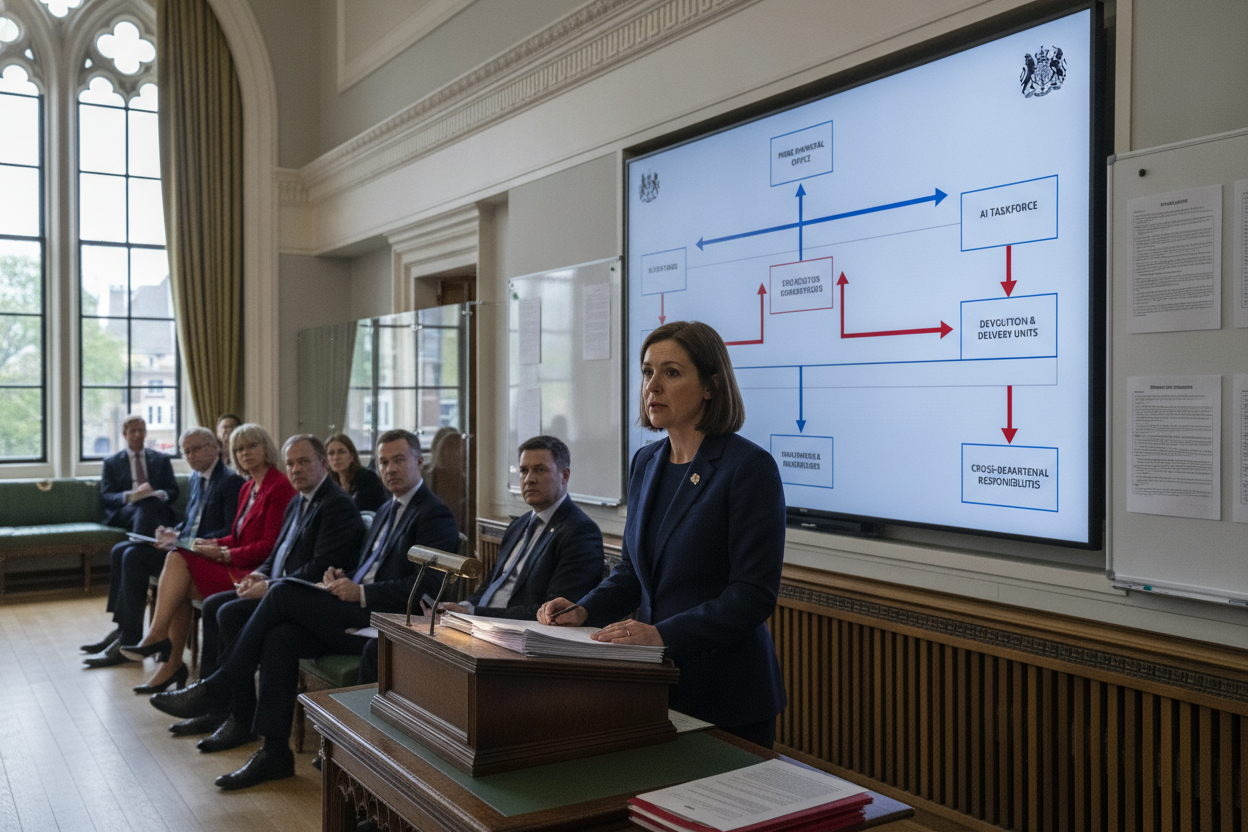 Whitehall rewired: Burnham government uses Parliament briefing to define the post-reshuffle state