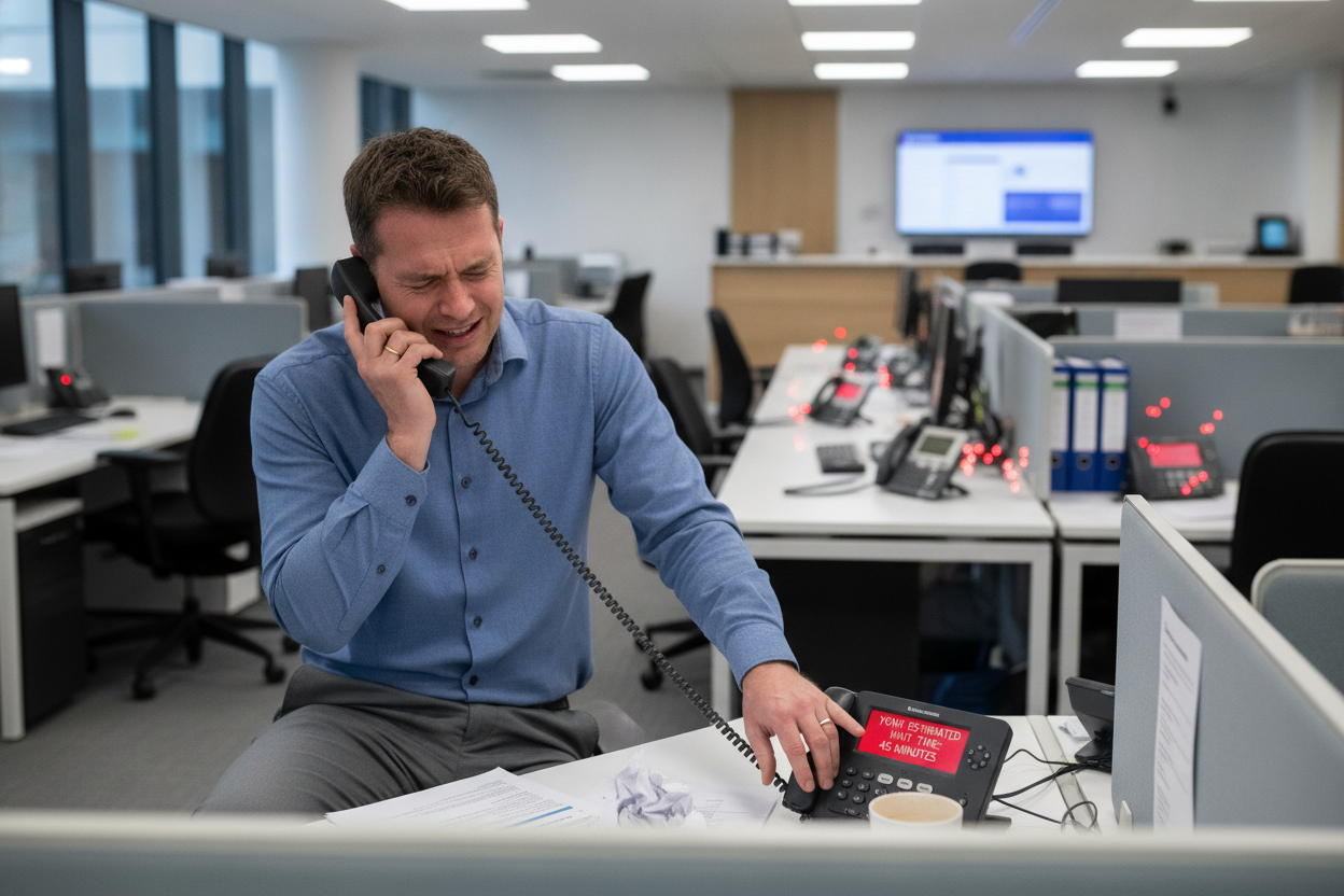 Robert Jenrick turns HMRC hold times into a tax pledge, sharpening the politics of public service failure