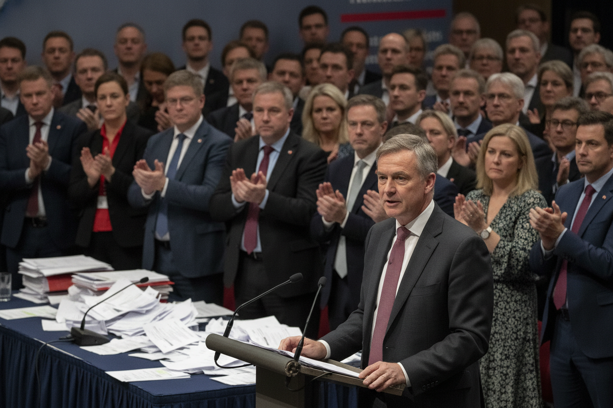 Farage Tries to Reassert Control as Reform UK Conference Ends Under a Cloud of Funding Allegations